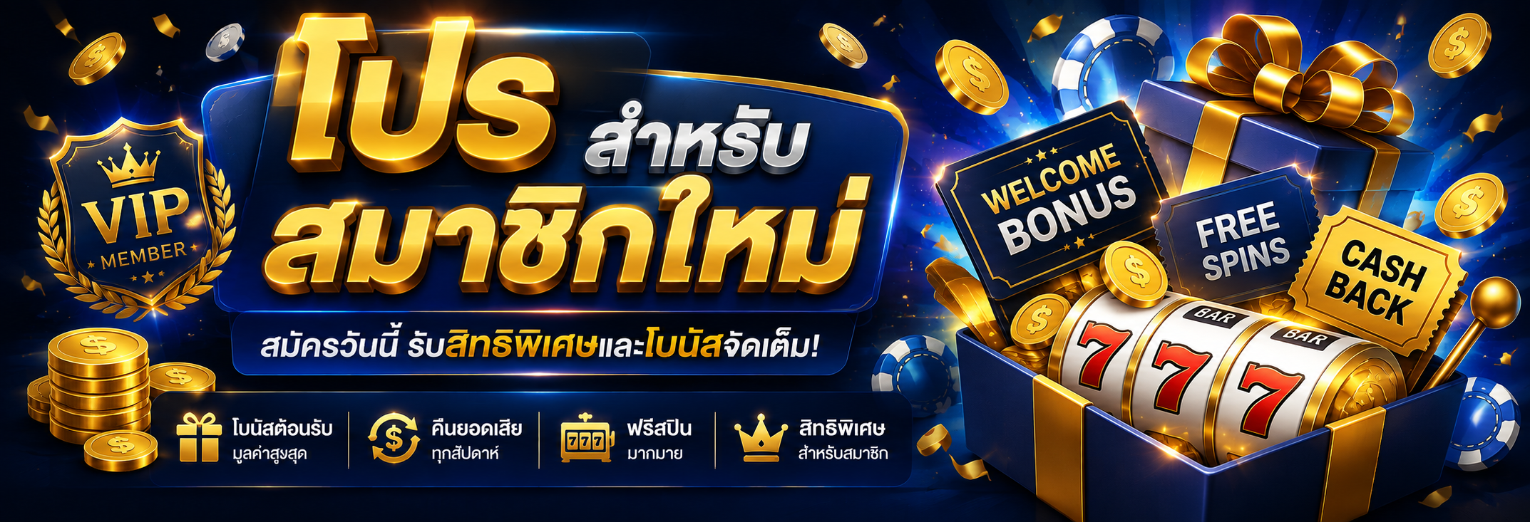 โปรสำหรับสมาชิกใหม่