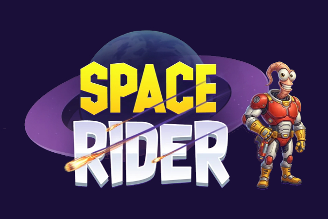 ภาพเกมทดลอง Space Rider
